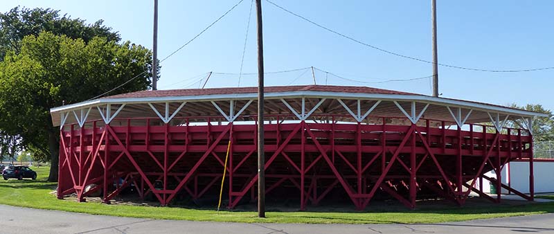 Joe Campbell Stadium Grandstand Rossville KS